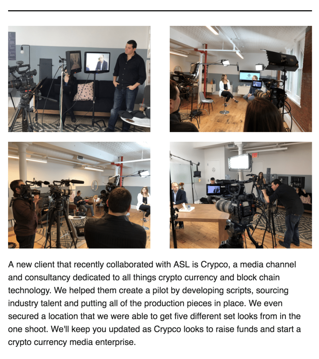 video content production