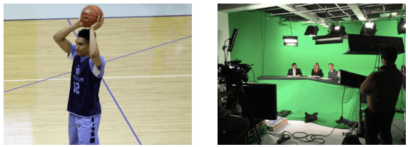 green screen video production