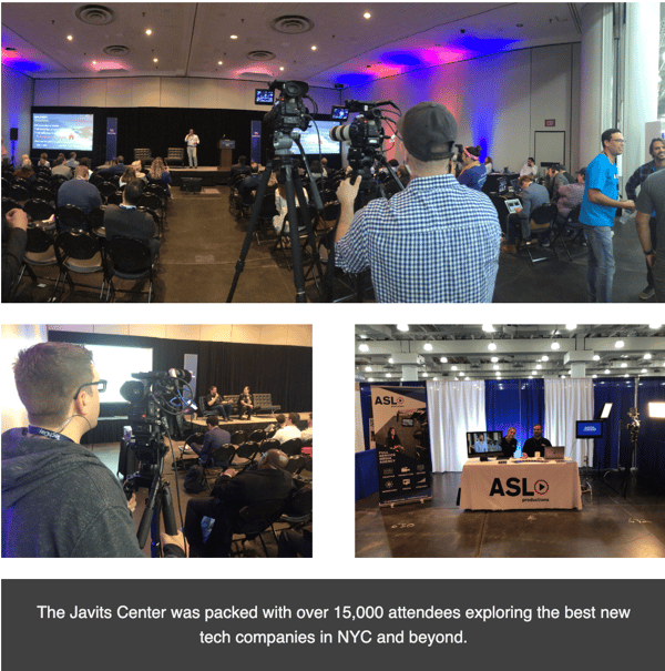corporate event video production