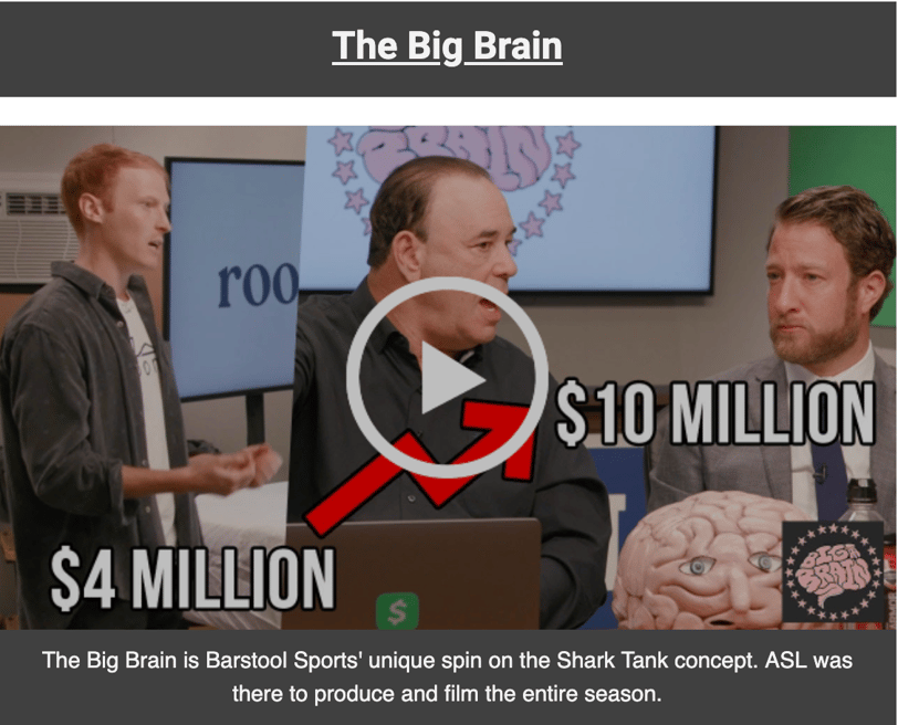Branded content video