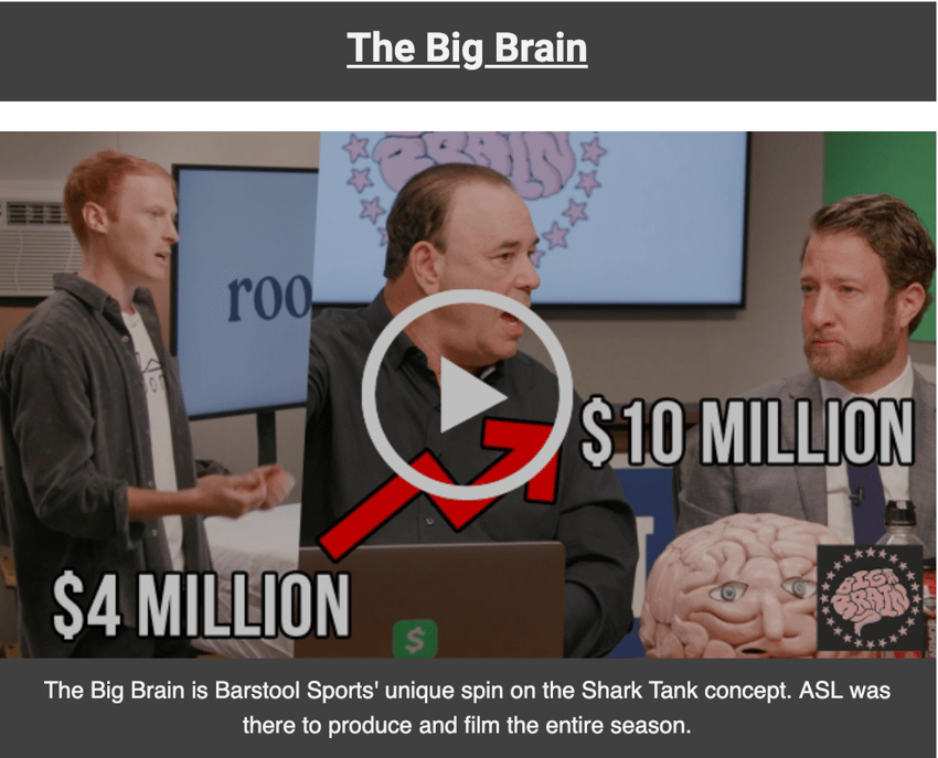 Branded content video