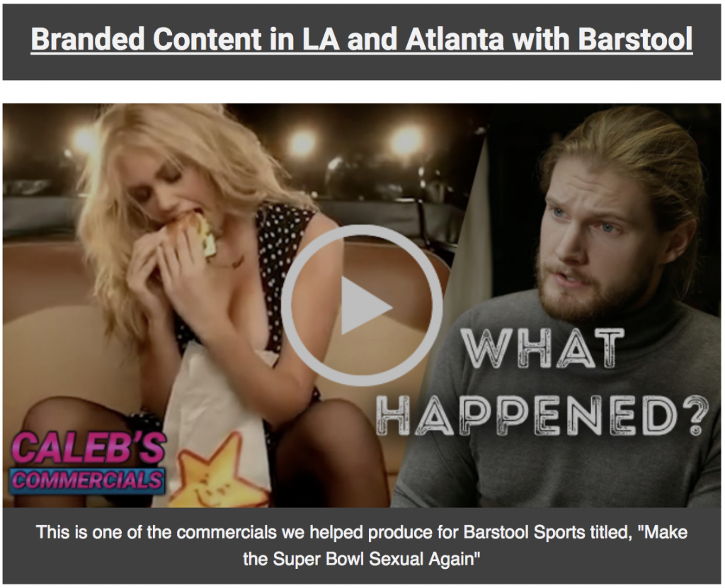 brandend video content